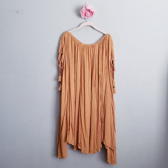 Free People Celeste Convertible Tunic / Skirt In Mossy Gold - Picture 2 of 8